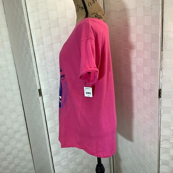 Nwt Ana Cabana pink explore more tee shirt t-shirt plus size 1X - Picture 4 of 7